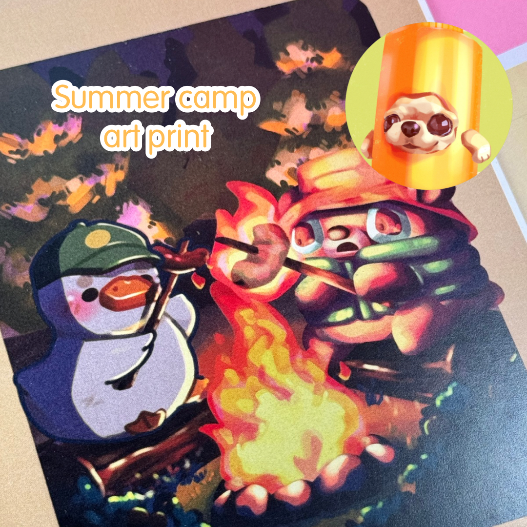 Summer Camp Art Print