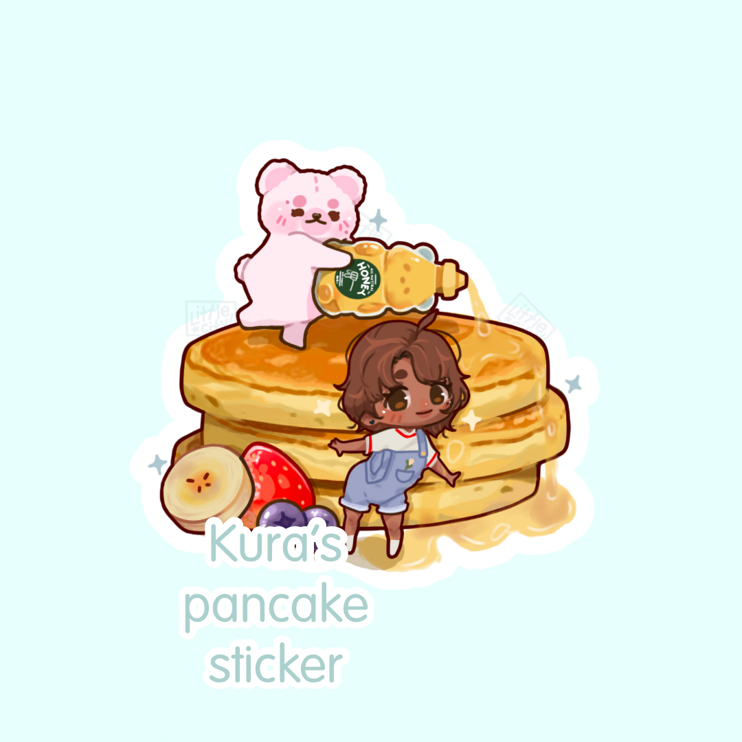 Kura's Pancake Sticker