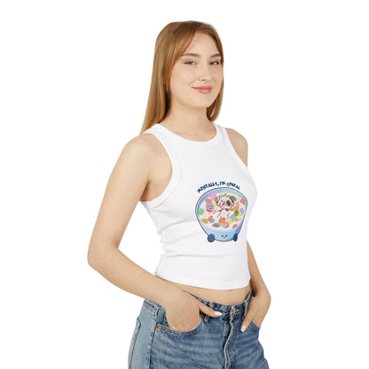 "Mentally, I'm Cereal" Mo Pyjamas Tank Top