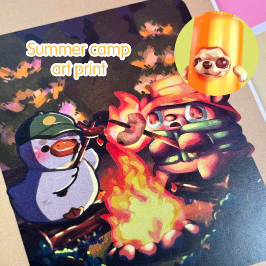 Summer Camp Art Print
